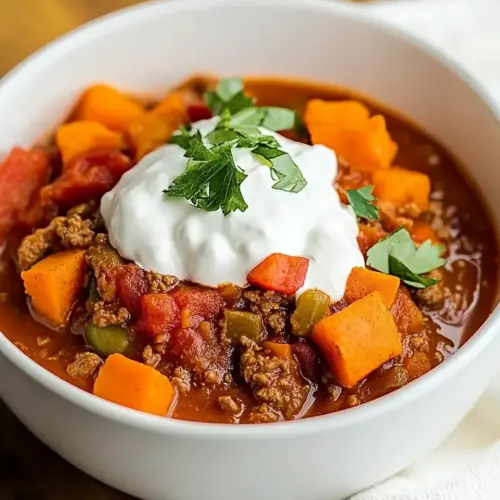 Turkey Sweet Potato Chili
