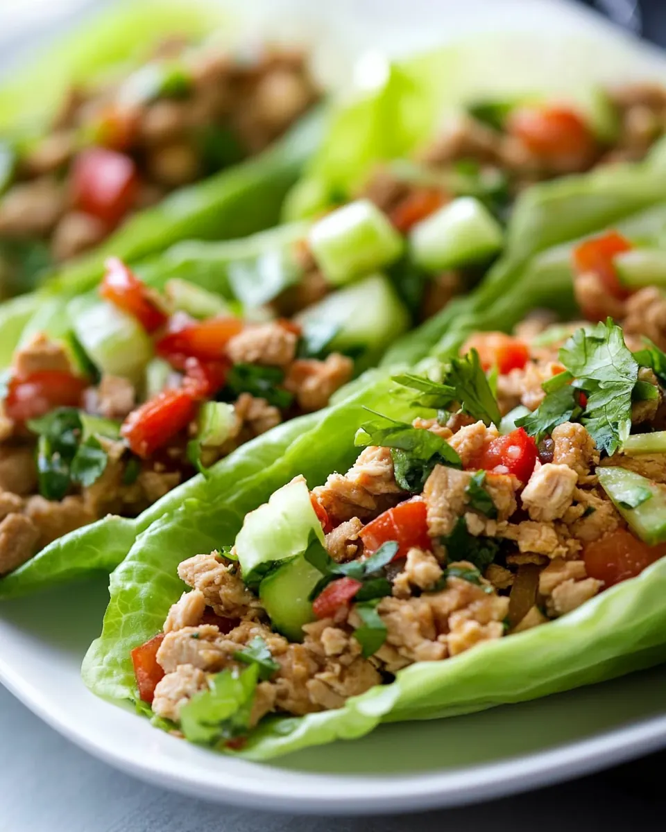 Turkey Taco Lettuce Wraps