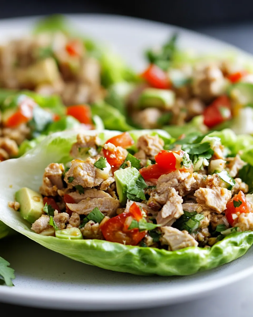 Turkey Taco Lettuce Wraps