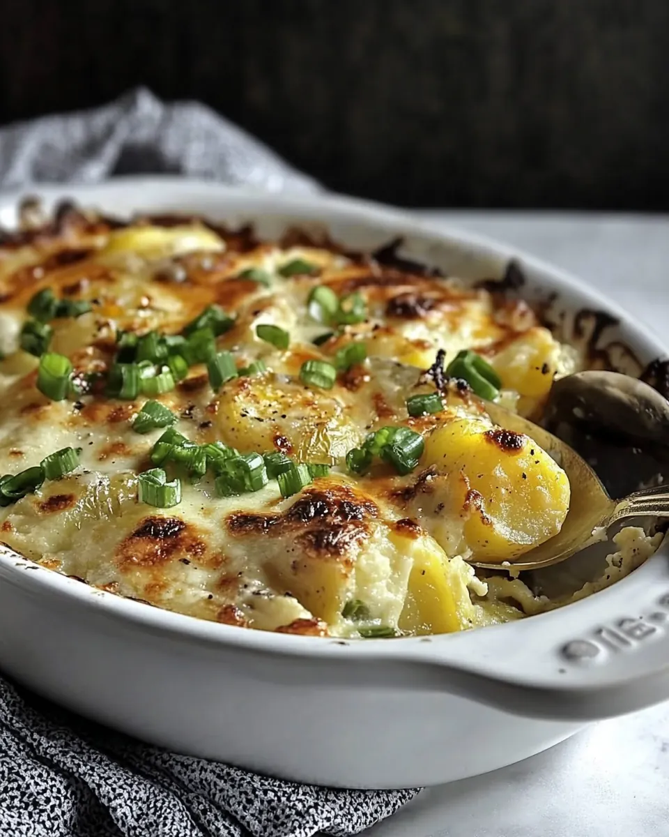 Twice Fired Potatoes Au Gratin