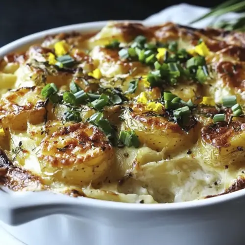 Twice Fired Potatoes Au Gratin