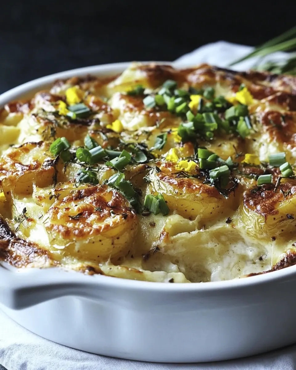 Twice Fired Potatoes Au Gratin