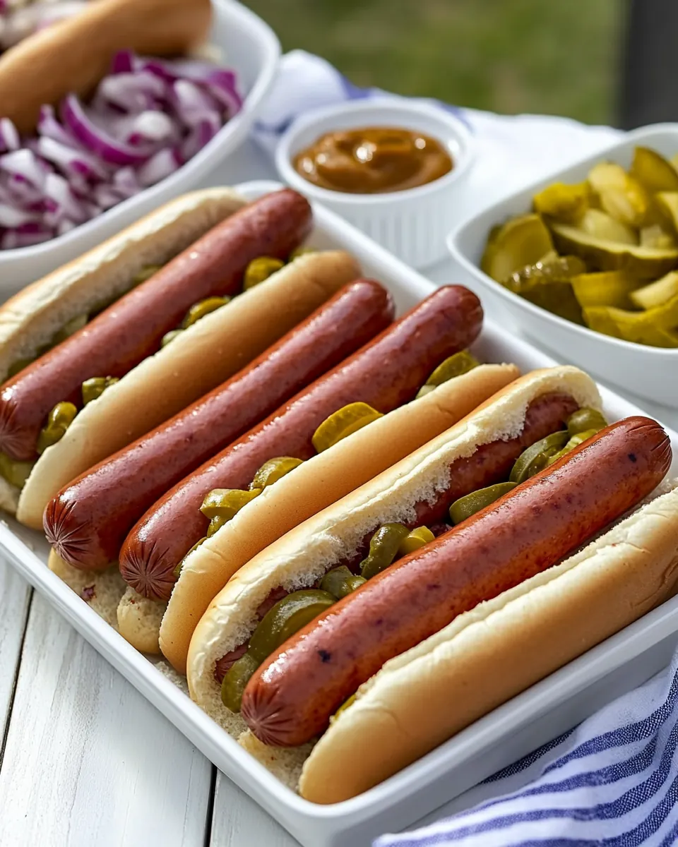 Ultimate DIY Hot Dog Bar