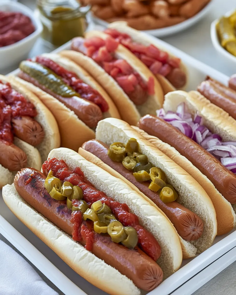Ultimate DIY Hot Dog Bar