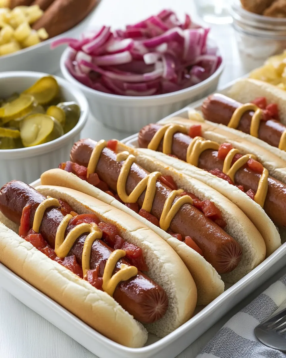 Ultimate DIY Hot Dog Bar