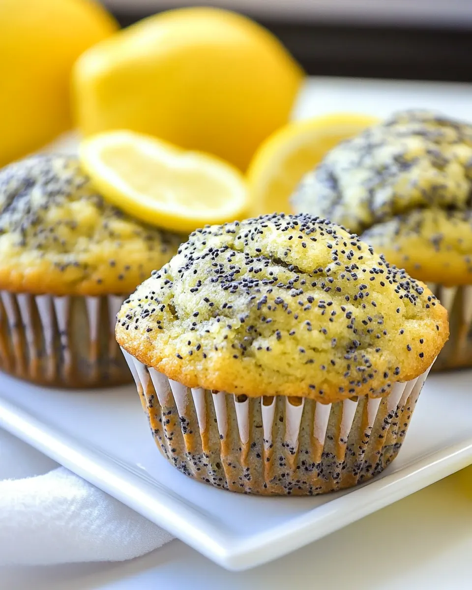Ultimate Lemon Poppy Seed Muffins