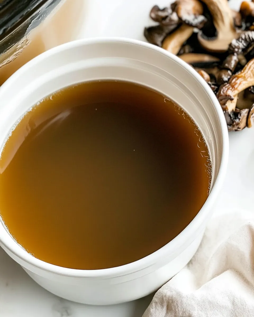 Umami Rich Mushroom Stock