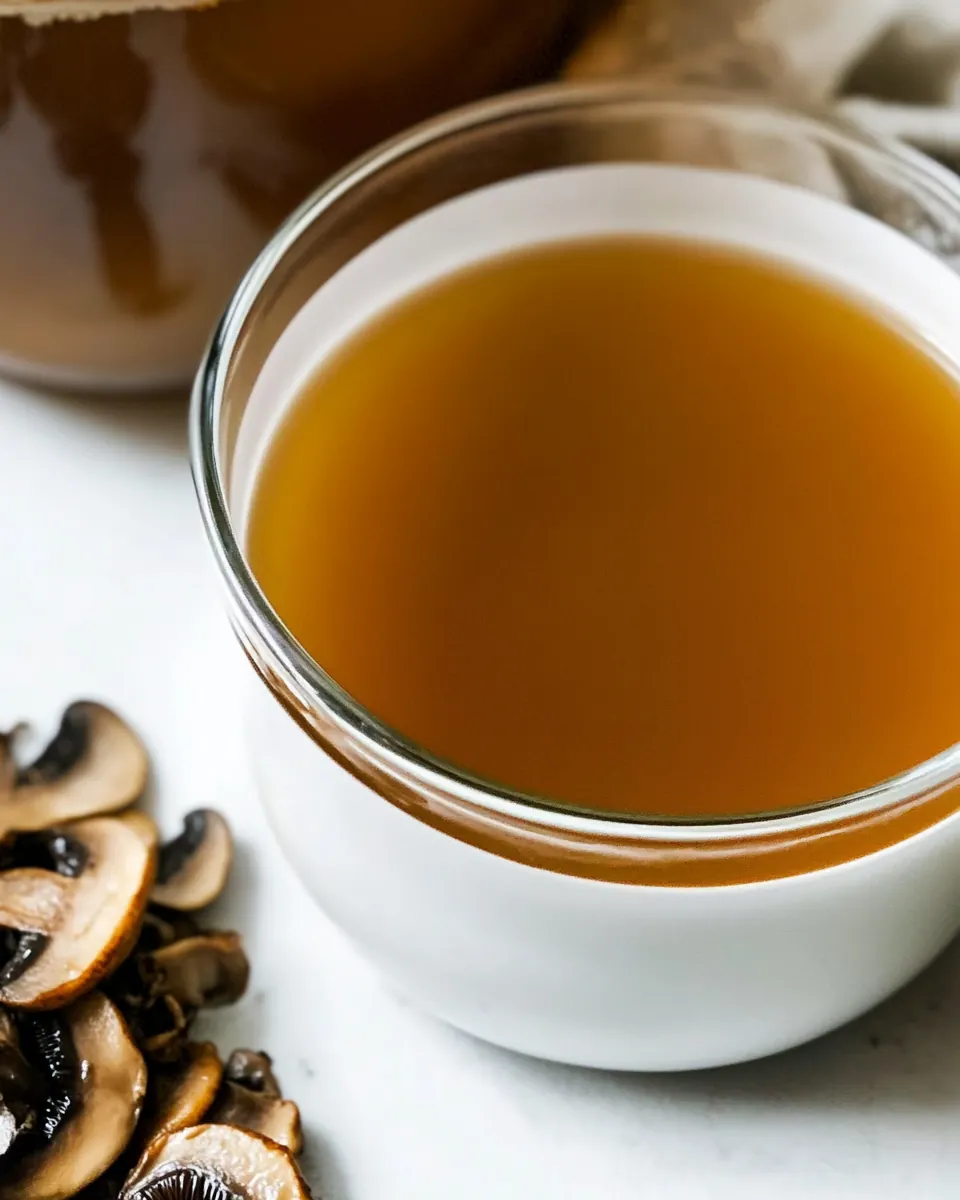 Umami Rich Mushroom Stock