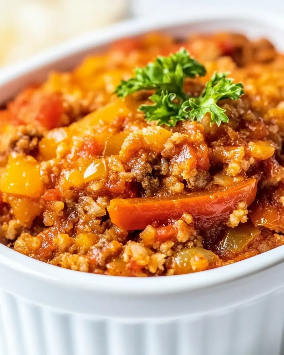 Unstuffed Pepper Casserole