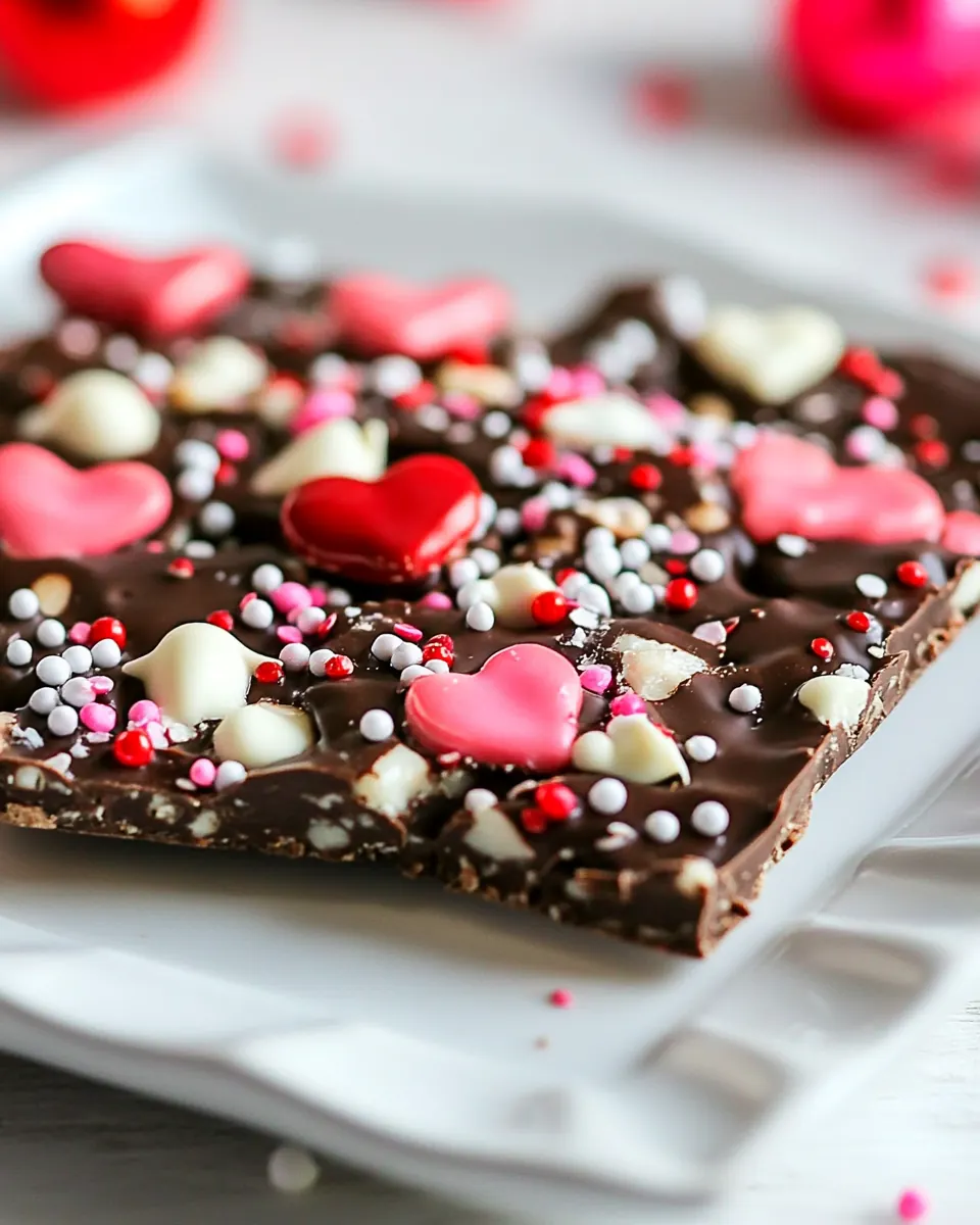 Valentines Day Chocolate Bark