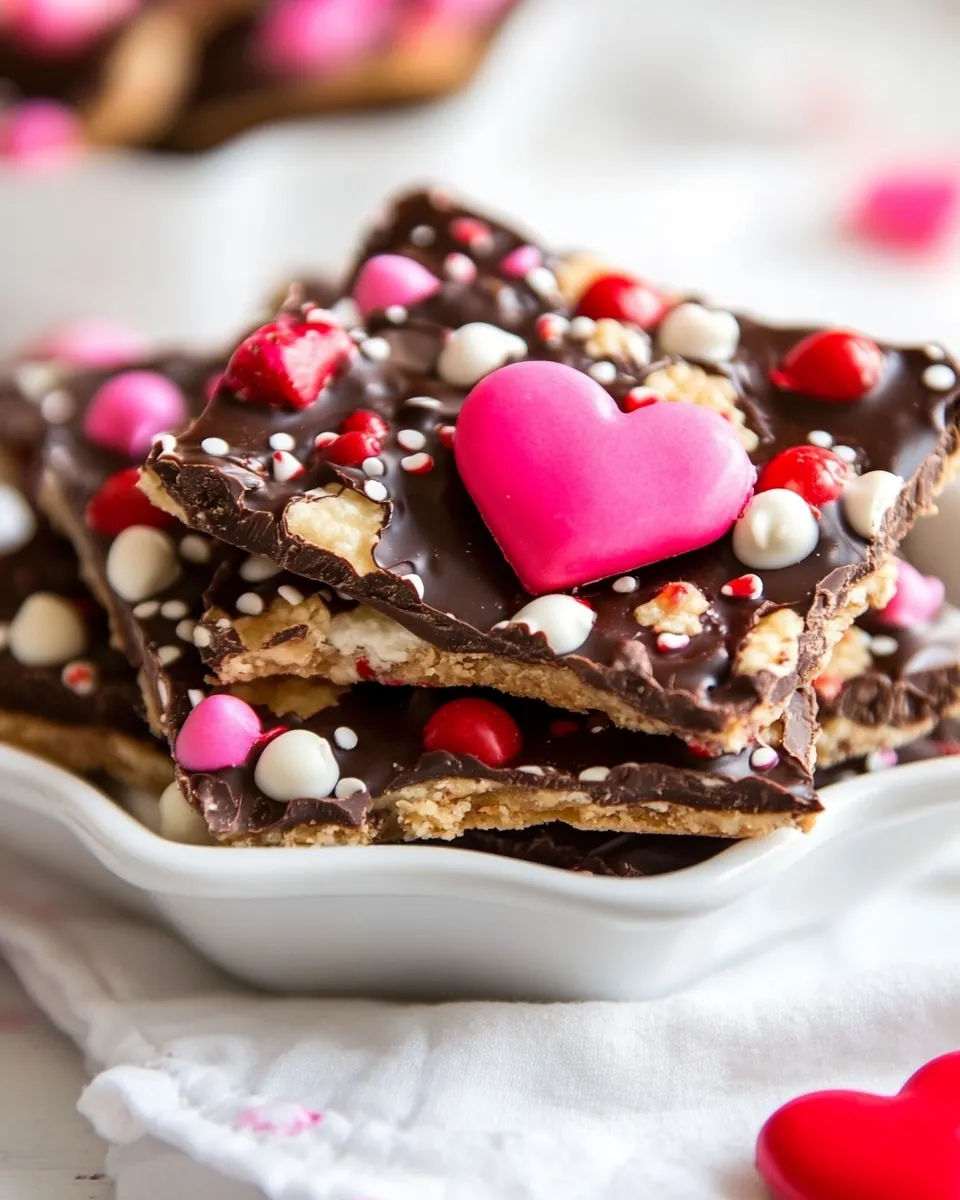 Valentines Day Chocolate Bark