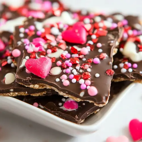 Valentines Day Chocolate Bark