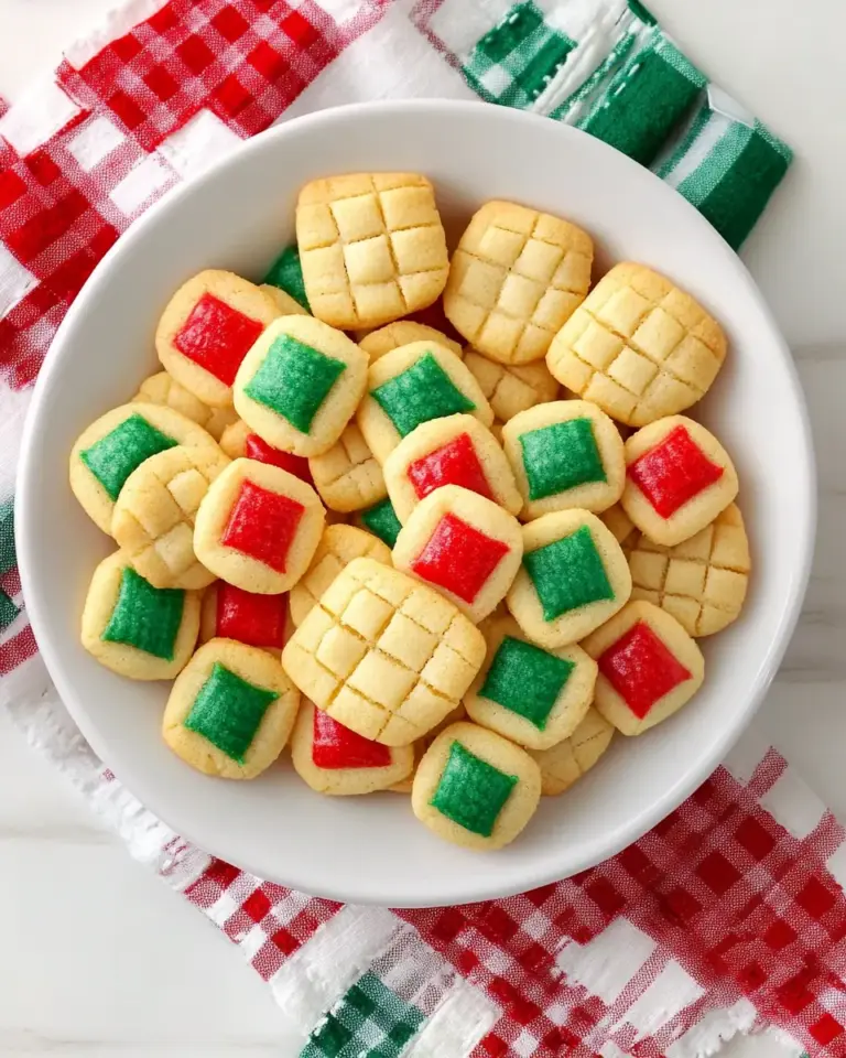 Vanilla Almond Checkerboard Cookies