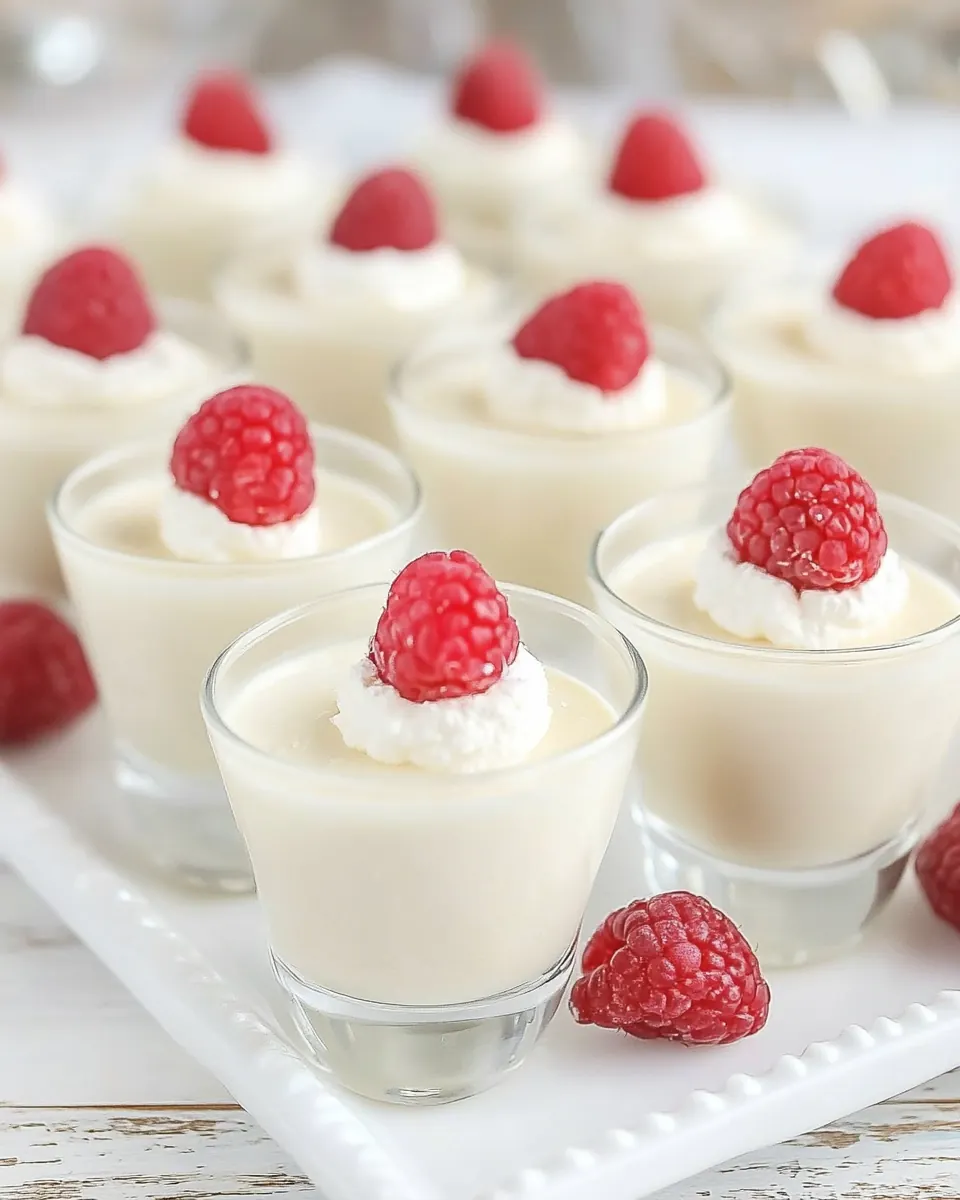 Vanilla Bean Cheesecake Shooters