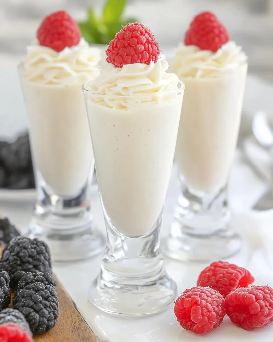 Vanilla Bean Cheesecake Shooters