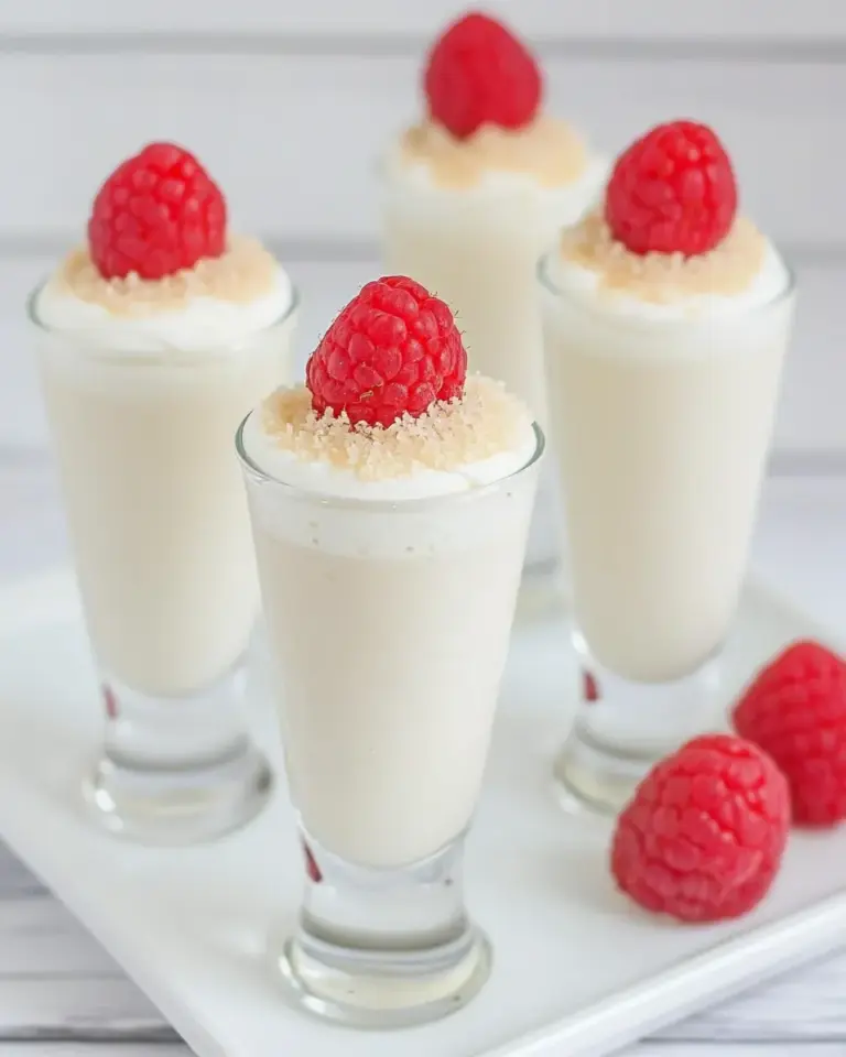 Vanilla Bean Cheesecake Shooters