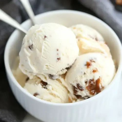 Vanilla Caramel Swirl Ice Cream