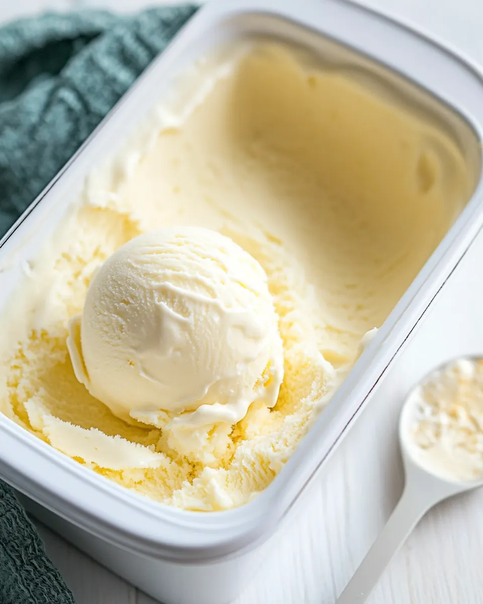 Vanilla Ice Cream Recipe