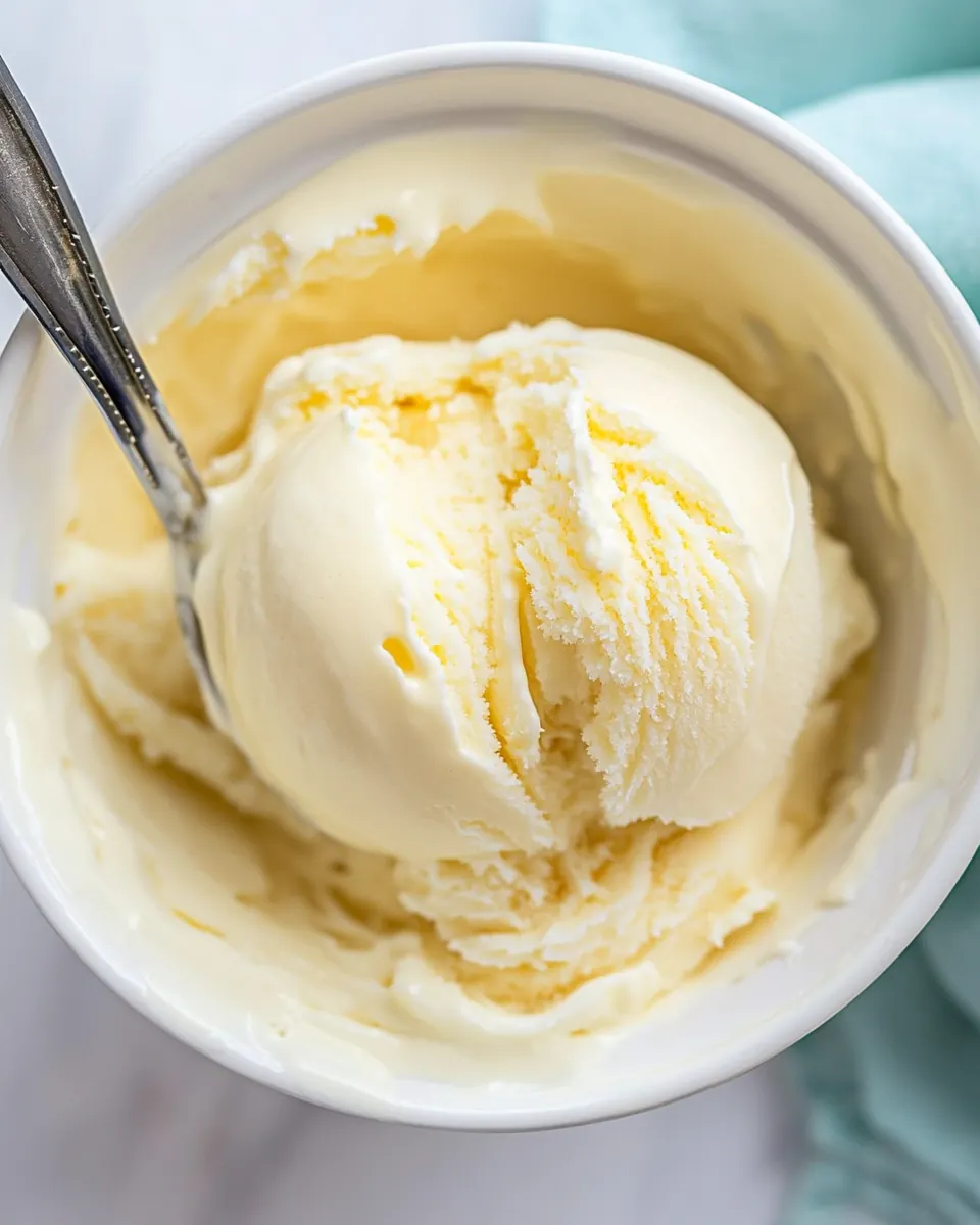 Vanilla Ice Cream Recipe