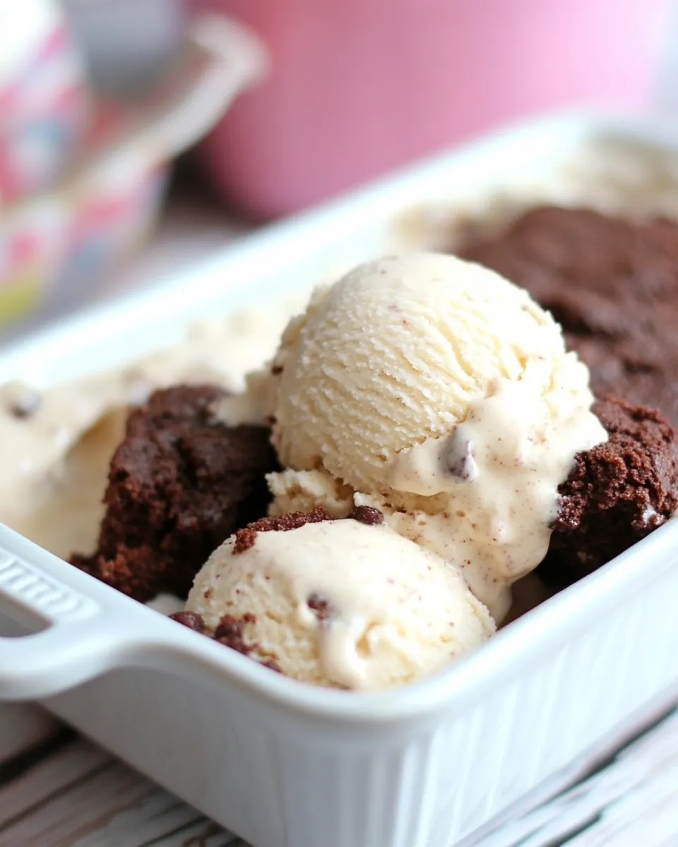 Vanilla Malted Brownie Ice Cream