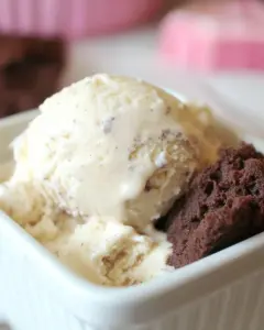 Vanilla Malted Brownie Ice Cream