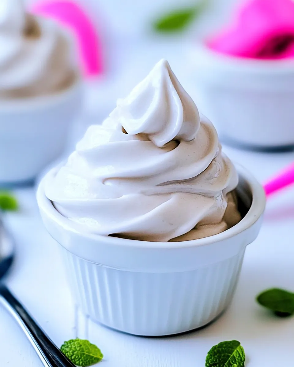 Vanilla Soft Serve Frozen Yogurt
