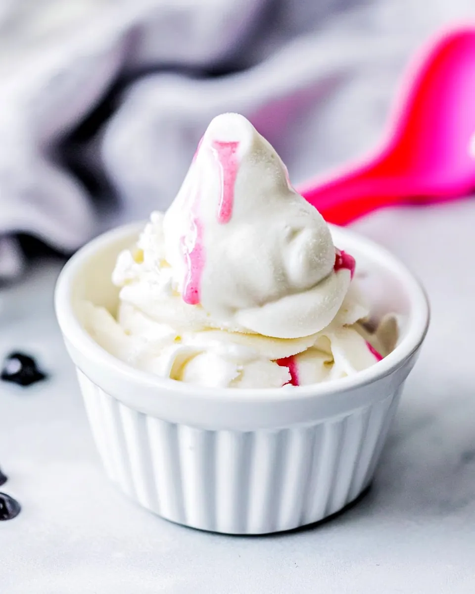 Vanilla Soft Serve Frozen Yogurt