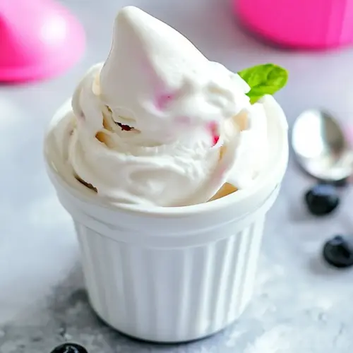 Vanilla Soft Serve Frozen Yogurt