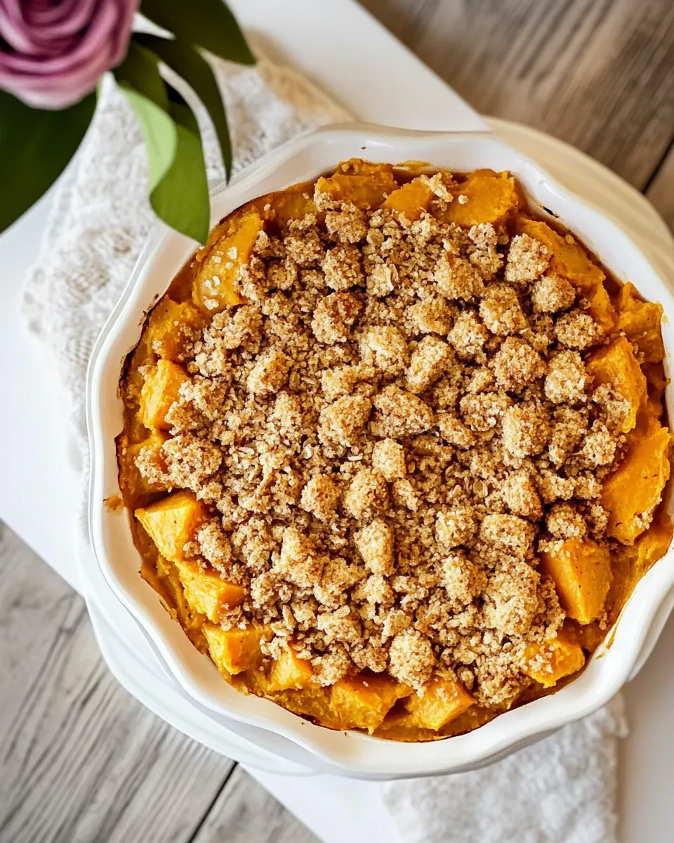Vanilla Sweet Potato Casserole