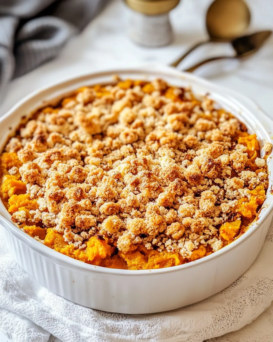 Vanilla Sweet Potato Casserole