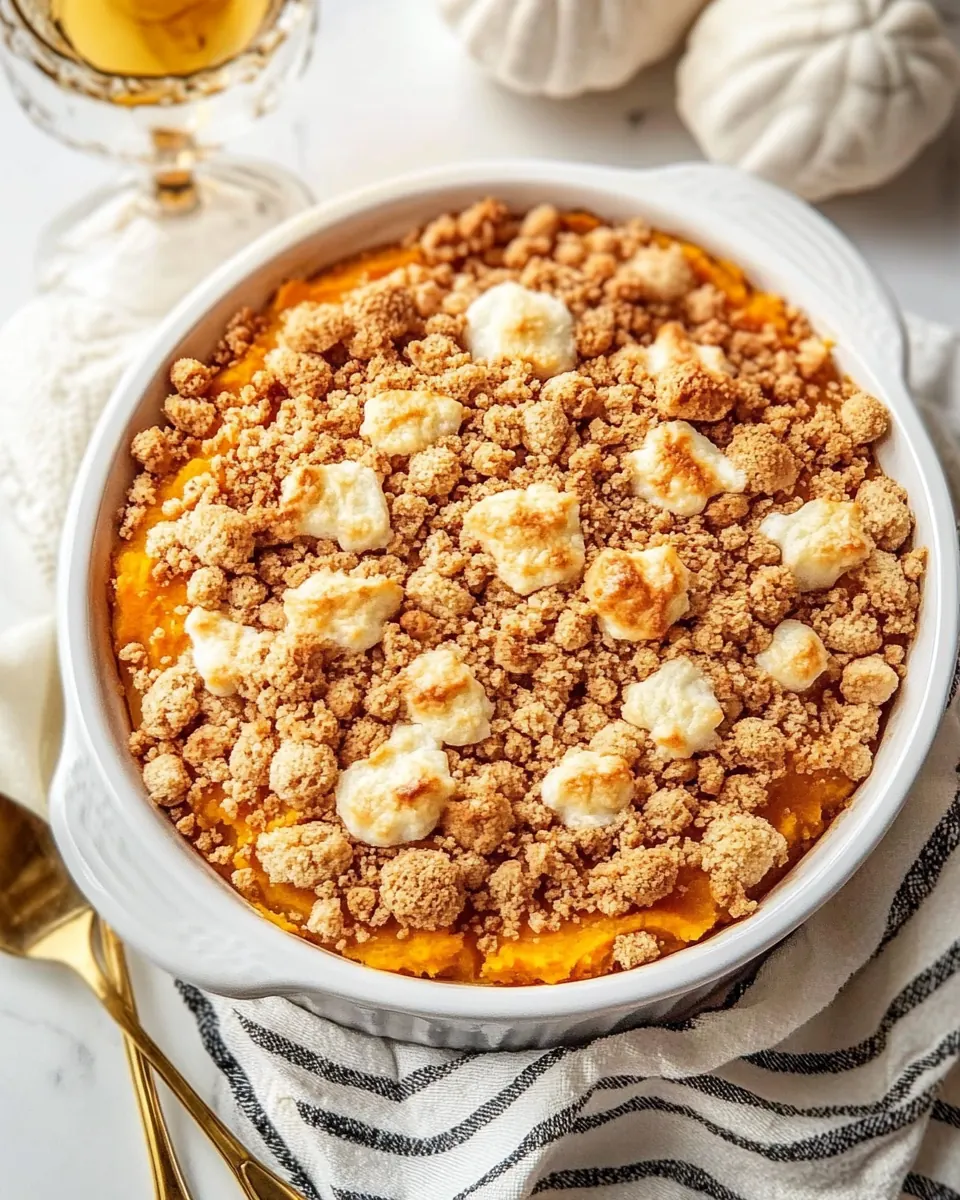 Vanilla Sweet Potato Casserole