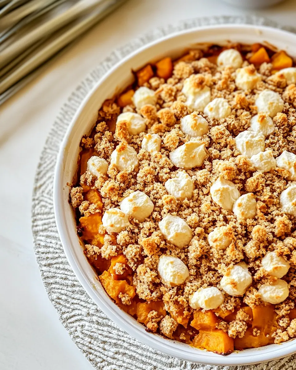 Vanilla Sweet Potato Casserole