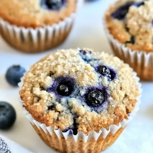 Vegan Banana Blueberry Muffins