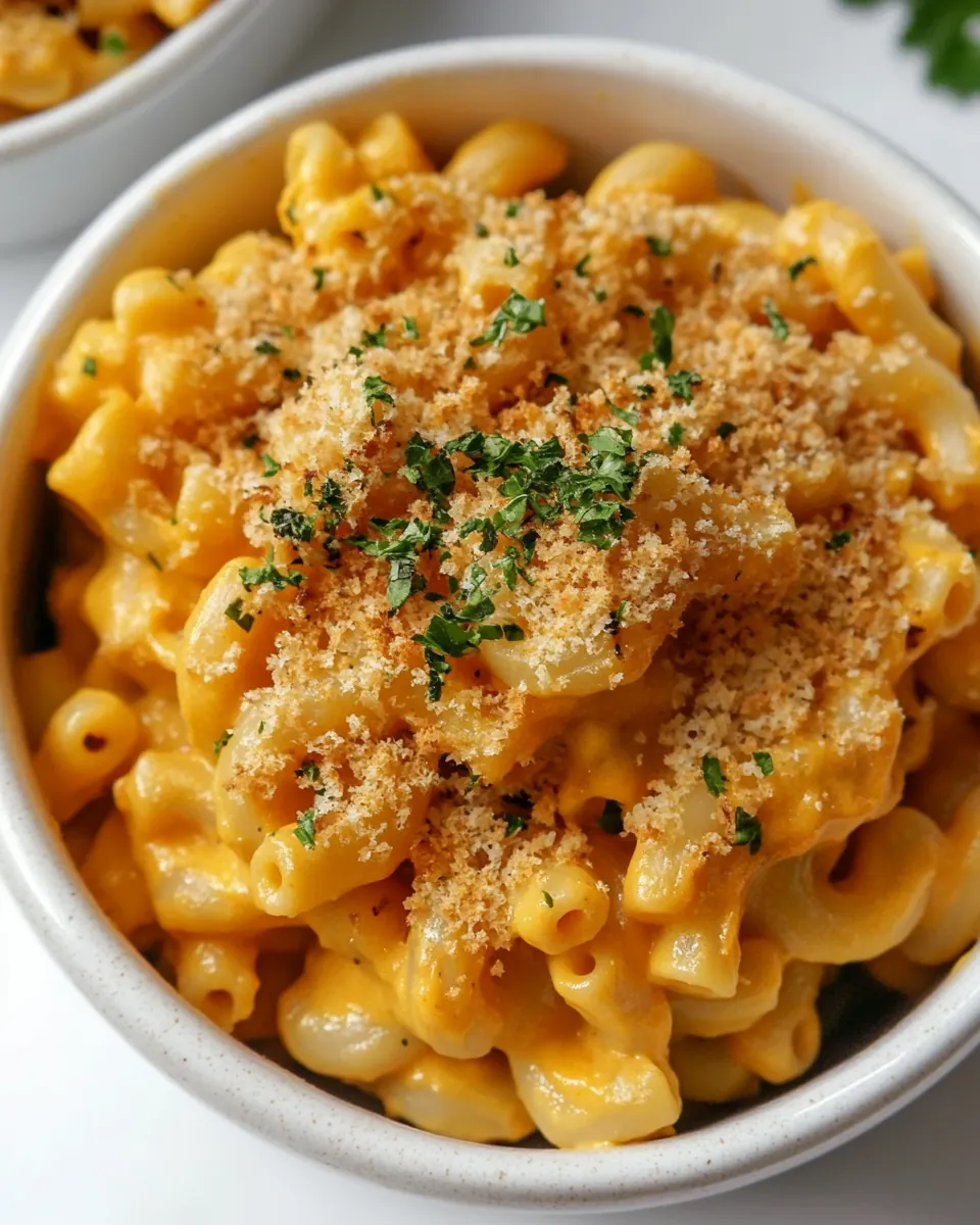 Vegan Butternut Squash Mac and Cheese