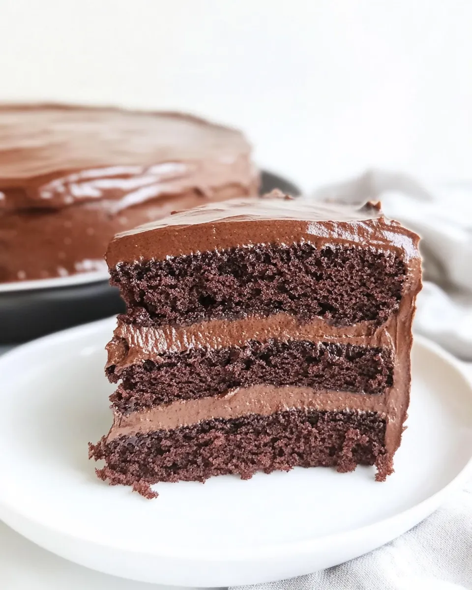 Vegan Gluten Free Chocolate Cake