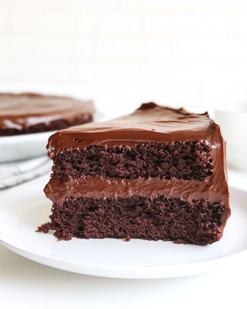 Vegan Gluten Free Chocolate Cake