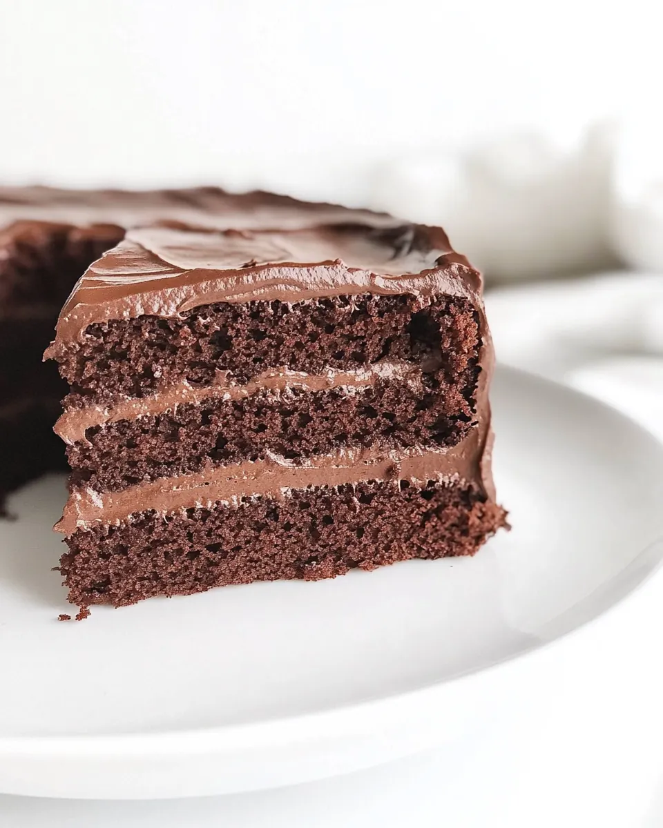Vegan Gluten Free Chocolate Cake