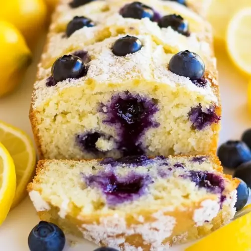 Vegan Lemon Blueberry Bread