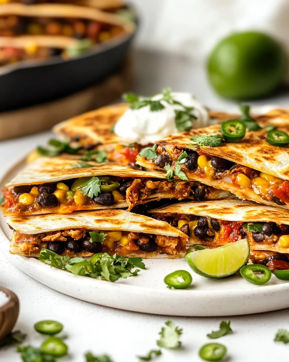 Vegan Sheet Pan Quesadillas