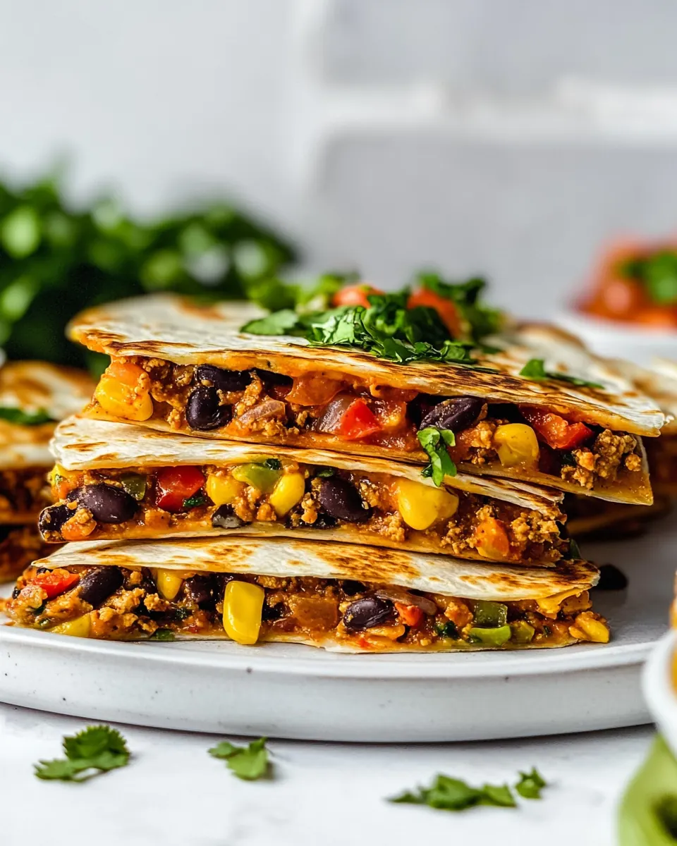 Vegan Sheet Pan Quesadillas