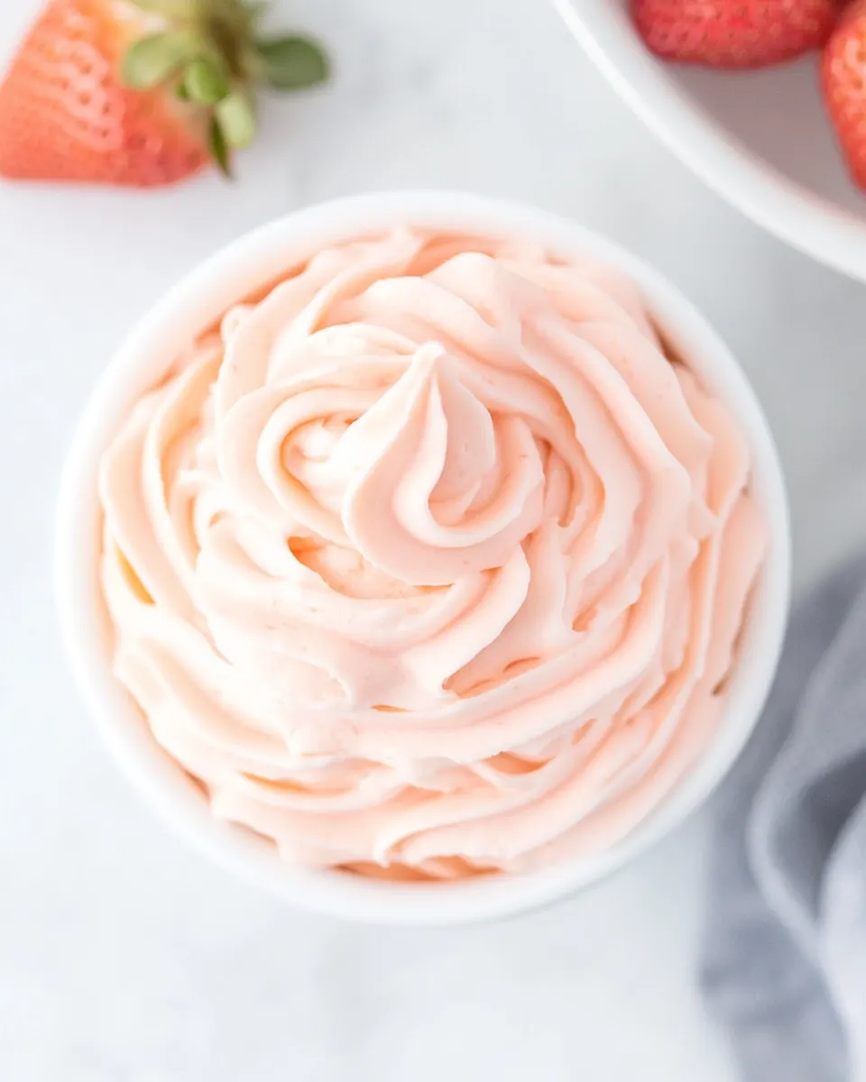 Vegan Strawberry Frosting