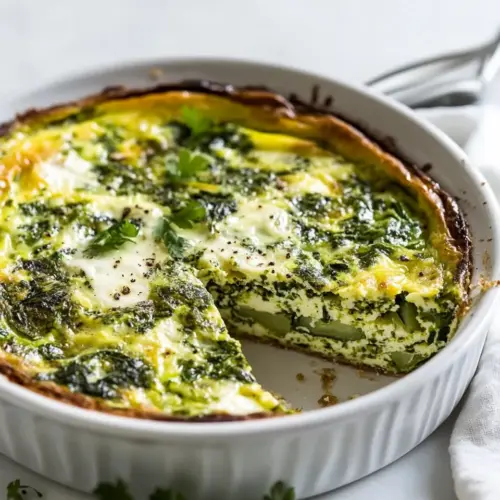 Vegetable Crustless Quiche
