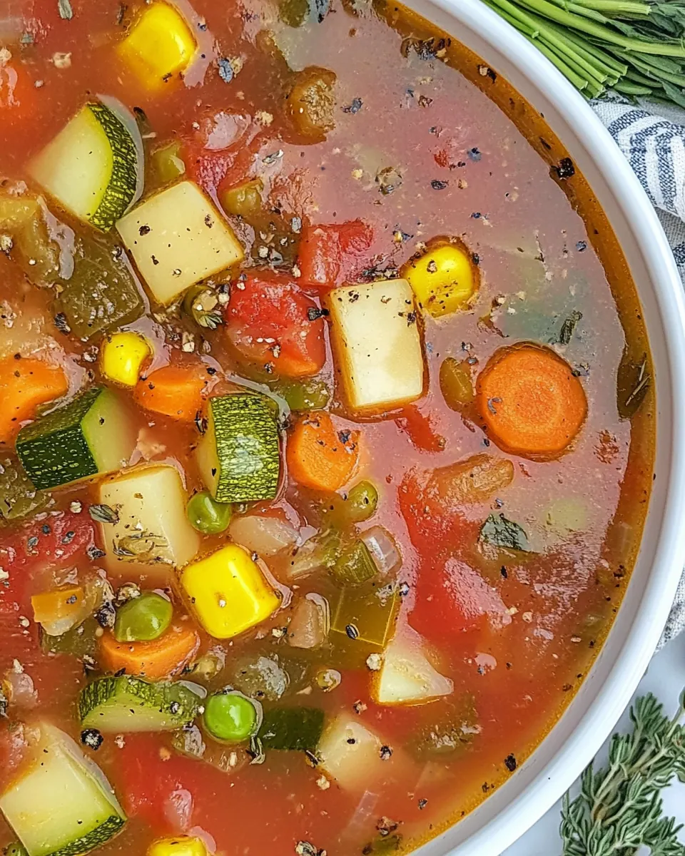 Vegetable Soup Recipe
