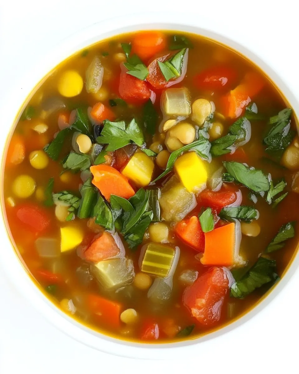 Vegetable Split Pea Soup