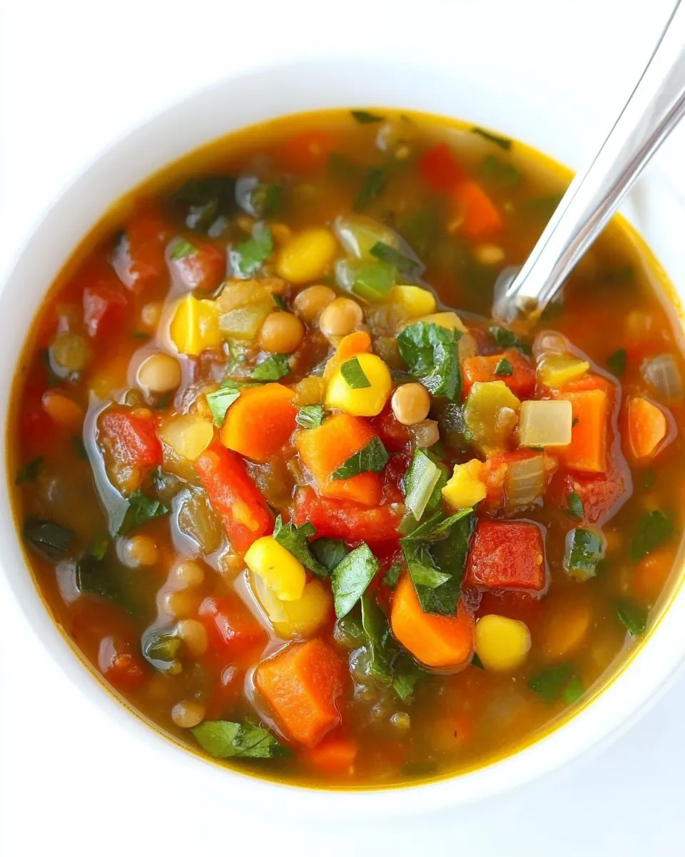 Vegetable Split Pea Soup