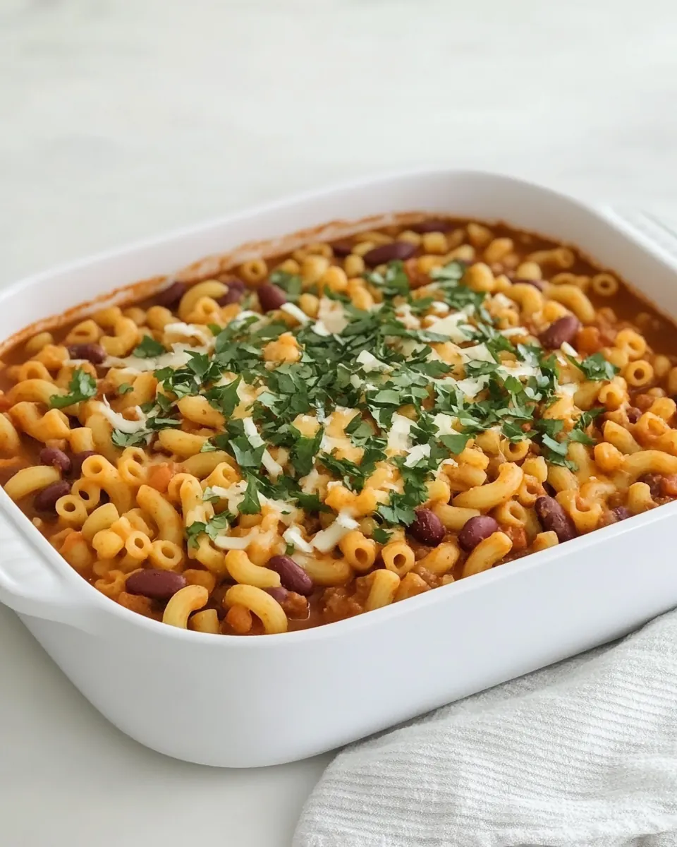 Vegetarian Chili Mac Recipe