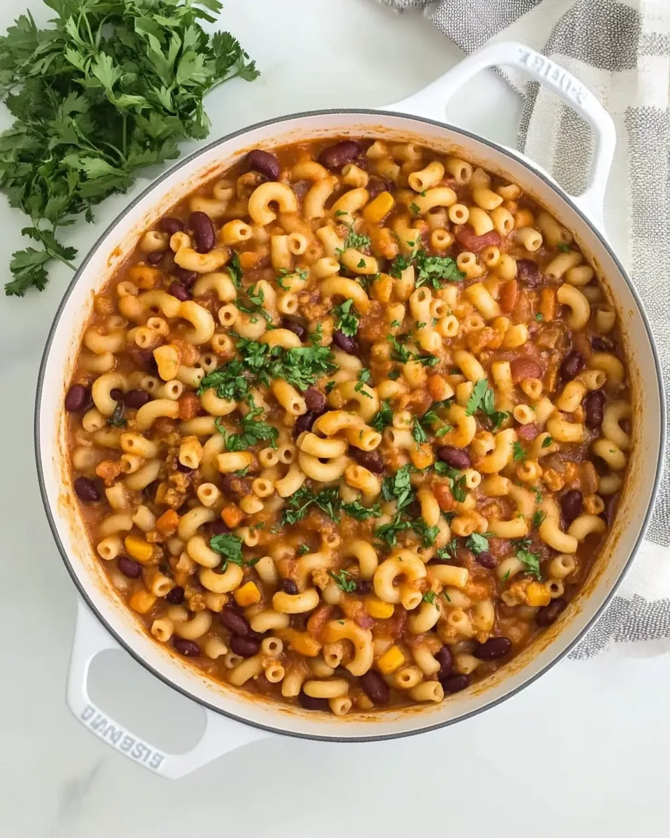 Vegetarian Chili Mac Recipe