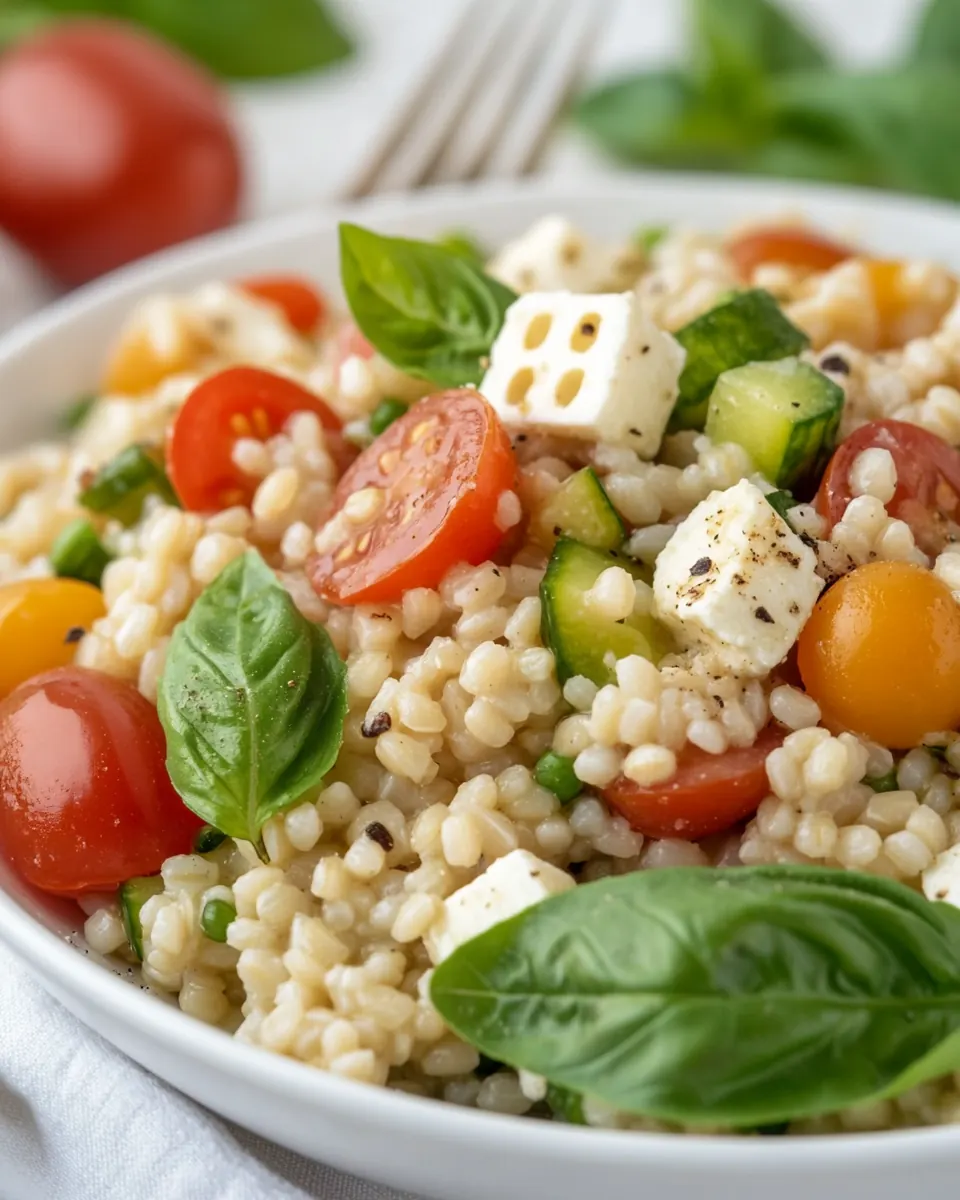 Vegetarian Greek Barley Salad