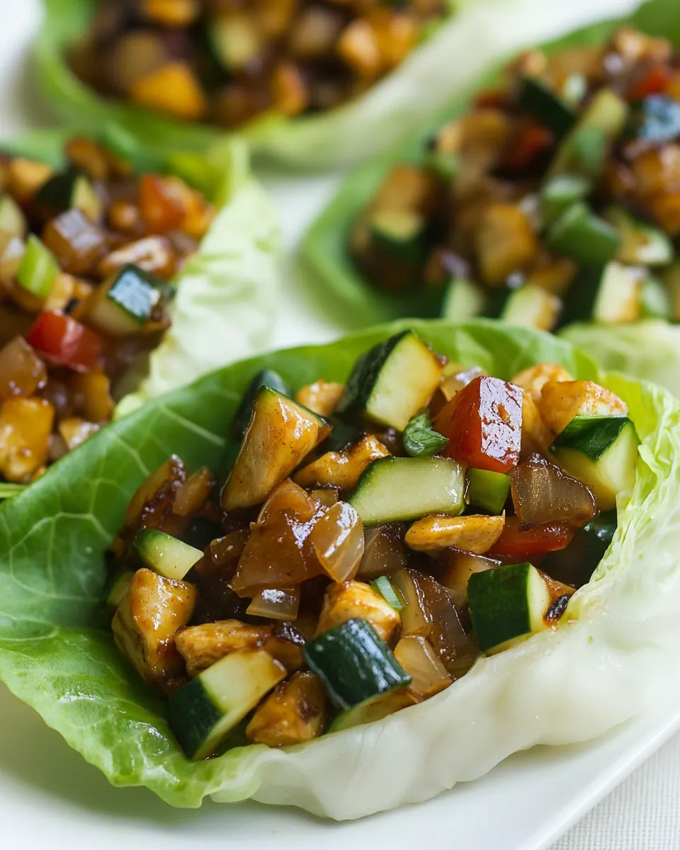 Vegetarian Lettuce Wraps