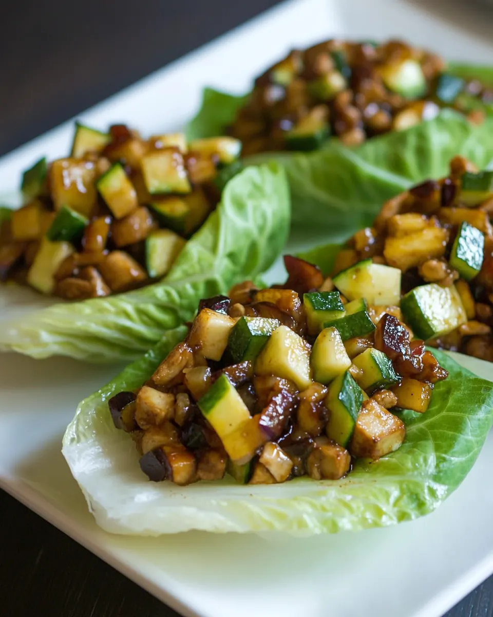 Vegetarian Lettuce Wraps